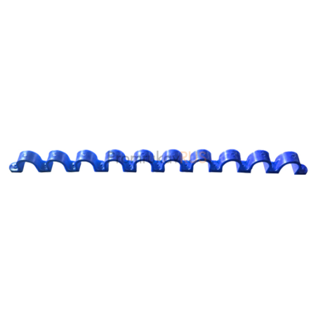 Фотография Гребенка из скоб для сантехнических труб для монтажных пистолетов (16 мм, синий, 10 мест, 10 шт/уп), артикул GR10SK16-B
