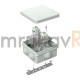 Коробка огнестойкая для о/п 40-0210-FR1.5-4 Е15-Е120 RAL7035 80х80х40 (44 шт/кор)