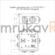 Коробка огнестойкая для о/п 40-0210-FR1.5-4 Е15-Е120 RAL7035 80х80х40 (44 шт/кор)