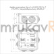Фотография Коробка огнестойкая для о/п 40-0210-FR2.5-4-П Е15-Е120 с термопредохранителем RAL7035 80х80х40 (44 шт/кор), артикул 40-0210-7035-FR2.5-4-П