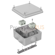 Коробка огнестойкая для о/п 40-0300-FR6.0-4 Е15-Е120 RAL7035 100х100х50 (14 шт/кор)