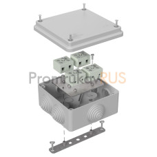 Коробка огнестойкая для о/п 40-0300-FR6.0-8 Е15-Е120 RAL7035 100х100х50 (14 шт/кор)