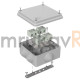 Коробка огнестойкая для о/п 40-0300-FR6.0-8 Е15-Е120 RAL7035 100х100х50 (14 шт/кор)