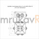 Коробка огнестойкая для о/п 40-0300-FR6.0-8 Е15-Е120 RAL7035 100х100х50 (14 шт/кор)