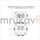 Коробка огнестойкая для о/п 40-0300-FR6.0-4-П Е15-Е120 с термопредохранителем RAL7035 100х100х50 (14 шт/кор)