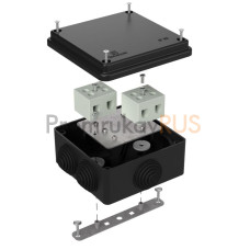 Коробка огнестойкая для о/п 40-0300-FR10.0-4 Е15-Е120 RAL9005 100х100х50 (14 шт/кор)