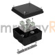 Коробка огнестойкая для о/п 40-0300-FR2.5-8 Е15-Е120 RAL9005 100х100х50 (14 шт/кор)
