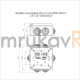 Коробка огнестойкая для о/п 40-0300-FR6.0-4 Е15-Е120 RAL9005 100х100х50 (14 шт/кор)