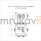 Коробка огнестойкая для о/п 40-0300-FR6.0-6 Е15-Е120 RAL9005 100х100х50 (14 шт/кор)