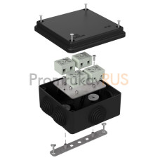 Коробка огнестойкая для о/п 40-0300-FR6.0-8 Е15-Е120 RAL9005 100х100х50 (14 шт/кор)