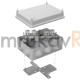 Коробка огнестойкая для о/п 40-0310-FR1.5-8 Е15-Е120 RAL7035 150х110х70 (6 шт/кор)