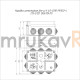 Коробка огнестойкая для о/п 40-0310-FR10.0-4 Е15-Е120 RAL7035 150х110х70 (6 шт/кор)