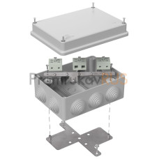 Коробка огнестойкая для о/п 40-0310-FR10.0-6 Е15-Е120 RAL7035 150х110х70 (6 шт/кор)