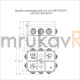 Коробка огнестойкая для о/п 40-0310-FR10.0-6 Е15-Е120 RAL7035 150х110х70 (6 шт/кор)