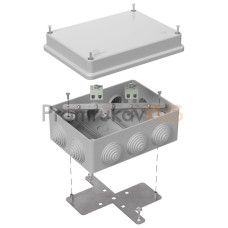 Коробка огнестойкая для о/п 40-0310-FR2.5-4 Е15-Е120 RAL7035 150х110х70 (6 шт/кор)