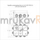 Коробка огнестойкая для о/п 40-0310-FR6.0-6 Е15-Е120 RAL7035 150х110х70 (6 шт/кор)