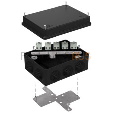 Коробка огнестойкая для о/п 40-0310-FR1.5-10 Е15-Е120 RAL9005 150х110х70 (6 шт/кор)