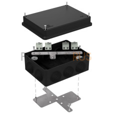 Коробка огнестойкая для о/п 40-0310-FR1.5-8 Е15-Е120 RAL9005 150х110х70 (6 шт/кор)
