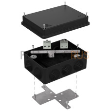 Коробка огнестойкая для о/п 40-0310-FR6.0-4 Е15-Е120 RAL9005 150х110х70 (6 шт/кор)