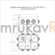 Коробка огнестойкая для о/п 40-0310-FR6.0-4 Е15-Е120 RAL9005 150х110х70 (6 шт/кор)