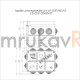 Коробка огнестойкая для о/п 40-0310-FR6.0-8 Е15-Е120 RAL9005 150х110х70 (6 шт/кор)