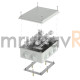 Коробка огнестойкая для о/п 40-0320-FR10.0-16 Е15-Е120 RAL7035 200х150х75 (5 шт/кор)