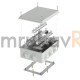 Коробка огнестойкая для о/п 40-0320-FR2.5-40 Е15-Е120 RAL7035 200х150х75 (5 шт/кор)