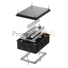 Коробка огнестойкая для о/п 40-0320-FR2.5-40 Е15-Е120 RAL9005 200х150х75 (5 шт/кор)