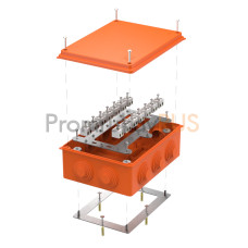 Коробка огнестойкая для о/п 40-0320-FR2.5-28 Е15-Е120 RAL2004 200х150х75 (5 шт/кор)