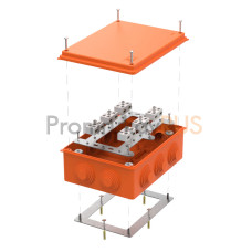 Коробка огнестойкая для о/п 40-0320-FR6.0-4-12-Р Е15-Е60 RAL2004 200х150х75 (5 шт/кор)