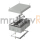 Коробка огнестойкая для о/п 40-0330-FR6.0-4-22-Р Е15-Е60 RAL7035 260х175х90 (7 шт/кор)