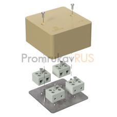 Коробка огнестойкая для кабель-канала 40-0460-FR10.0-8 Е15-Е120 RAL1001 85х85х45 (44 шт/кор)