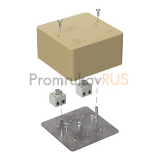 Коробка огнестойкая для кабель-канала 40-0460-FR2.5-4 Е15-Е120 RAL1001 85х85х45 (44 шт/кор)