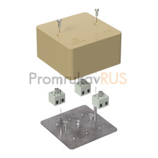 Коробка огнестойкая для кабель-канала 40-0460-FR2.5-6 Е15-Е120 RAL1001 85х85х45 (44 шт/кор)