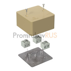 Коробка огнестойкая для кабель-канала 40-0460-FR6.0-6 Е15-Е120 RAL1001 85х85х45 (44 шт/кор)