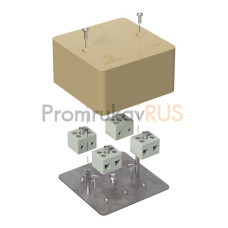 Коробка огнестойкая для кабель-канала 40-0460-FR6.0-8 Е15-Е120 RAL1001 85х85х45 (44 шт/кор)