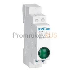 Индикатор ND9-1/g зеленый, AC/DC230В (LED) (R) CHINT