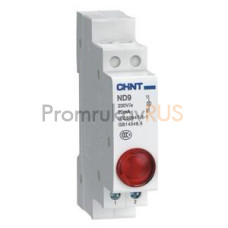 Индикатор ND9-1/r красный ,AC/DC230В (LED) (R) CHINT