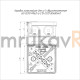 Фотография Коробка огнестойкая для о/п двухкомпонентная 60-0210-FR6.0-6 Е15-Е120 RAL7035 80х80х40, артикул 60-0210-7035-FR6.0-6