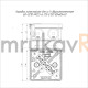 Фотография Коробка огнестойкая для о/п двухкомпонентная 60-0210-FR2.5-6 Е15-Е120 RAL9005 80х80х40 (44 шт/кор), артикул 60-0210-9005-FR2.5-6