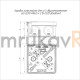 Фотография Коробка огнестойкая для о/п двухкомпонентная 60-0210-FR6.0-4 Е15-Е120 RAL9005 80х80х40 (44 шт/кор), артикул 60-0210-9005-FR6.0-4