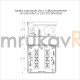 Фотография Коробка огнестойкая для о/п двухкомпонентная 60-0300-FR6.0-12 Е15-Е120 RAL9003 100х100х50 (14 шт/уп), артикул 60-0300-9003-FR6.0-12