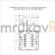 Фотография Коробка огнестойкая для о/п двухкомпонентная 60-0300-FR6.0-12 Е15-Е120 RAL9005 100х100х50 (14 шт/кор), артикул 60-0300-9005-FR6.0-12