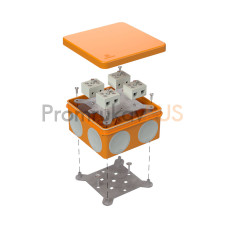 Коробка огнестойкая для о/п двухкомпонентная 60-0300-FR10.0-8 Е15-Е120 RAL2004 100х100х50 (14 шт/кор)