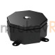 Коробка металлическая Октагон черная 130х130х63 (9 шт/кор)