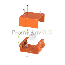 Коробка металлическая огнестойкая 70-0240-FR10.0-2 Е15-Е120 80х80х35