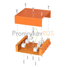 Коробка металлическая огнестойкая 70-0370-FR2.5-12 Е15-Е120 130х130х35