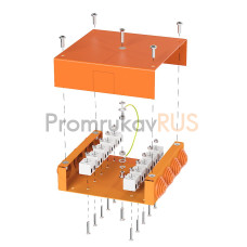 Коробка металлическая огнестойкая 70-0370-FR2.5-20 Е15-Е120 130х130х35