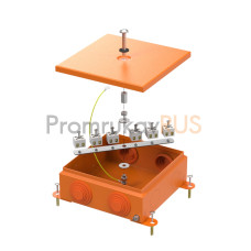 Коробка металлическая огнестойкая 70-0380-FR2.5-12 E15-E120 RAL2003 150x150x60 (6 шт/кор)