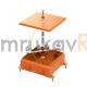 Коробка металлическая огнестойкая 70-0380-FR2.5-8 E15-E120 RAL2003 150x150x60 (6 шт/кор)